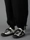 �㴰���Ground Y�����饦��ɥ磻/CU/FIBRIL TWILL W/ GARMENT DYED STANDARD PANTS/BLACK