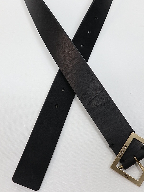 LAD MUSICIAN����å� �ߥ塼�������/BELT DIAGONAL BUCKLE/BLACK��GOLD