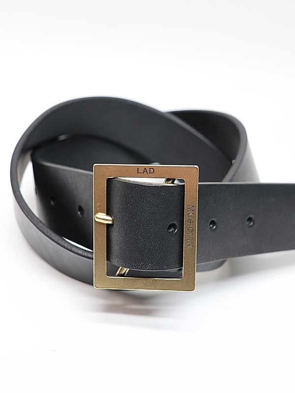 LAD MUSICIAN����å� �ߥ塼�������/BELT DIAGONAL BUCKLE/BLACK��GOLD