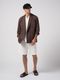 (ͽ���ʡ�3��4������ͽ��/wjk�����֥른��������/viscose linen double-breasted jacket/brown