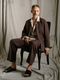 (ͽ���ʡ�3��4������ͽ��/wjk�����֥른��������/viscose linen double-breasted jacket/brown