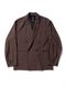(ͽ���ʡ�3��4������ͽ��/wjk�����֥른��������/viscose linen double-breasted jacket/brown