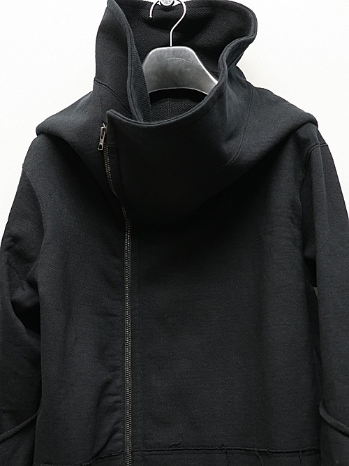 �㴰���nude:masahiko maruyama ���̡���:�ޥ��ҥ��ޥ���/Inlay Stich Heavy Jersey HOODIE JACKET/Black