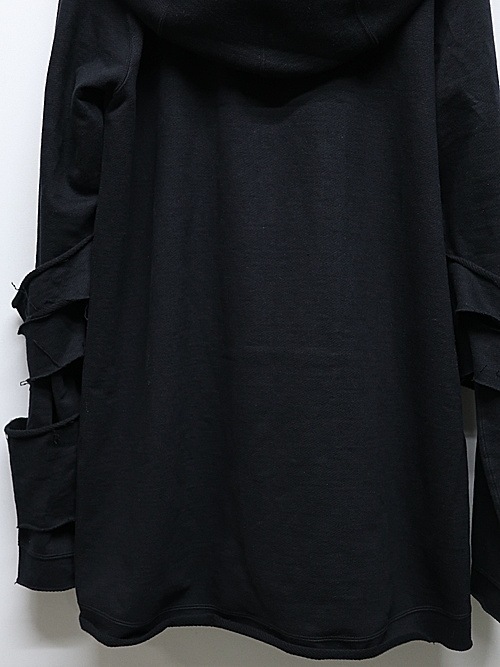 �㴰���nude:masahiko maruyama ���̡���:�ޥ��ҥ��ޥ���/Inlay Stich Heavy Jersey HOODIE JACKET/Black