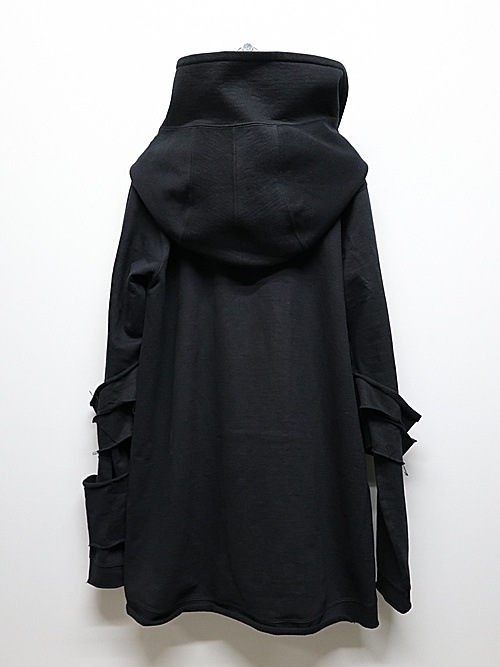�㴰���nude:masahiko maruyama ���̡���:�ޥ��ҥ��ޥ���/Inlay Stich Heavy Jersey HOODIE JACKET/Black