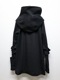 �㴰���nude:masahiko maruyama ���̡���:�ޥ��ҥ��ޥ���/Inlay Stich Heavy Jersey HOODIE JACKET/Black