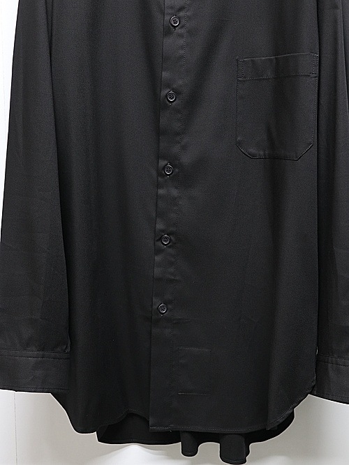 Ground Y饦ɥ磻/TR VIYELLA ONE SIDED COLLAR SHIRT/BLACK