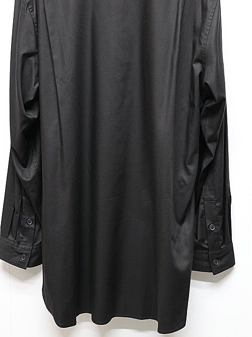 Ground Y饦ɥ磻/TR VIYELLA ONE SIDED COLLAR SHIRT/BLACK