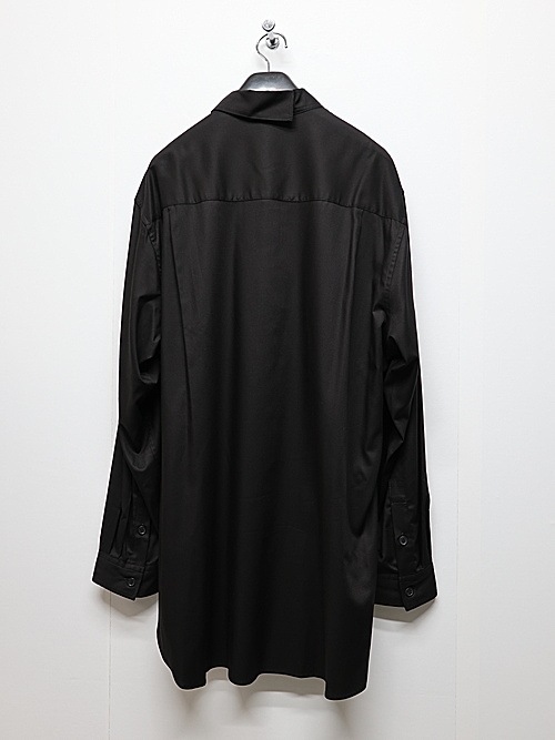 Ground Y饦ɥ磻/TR VIYELLA ONE SIDED COLLAR SHIRT/BLACK