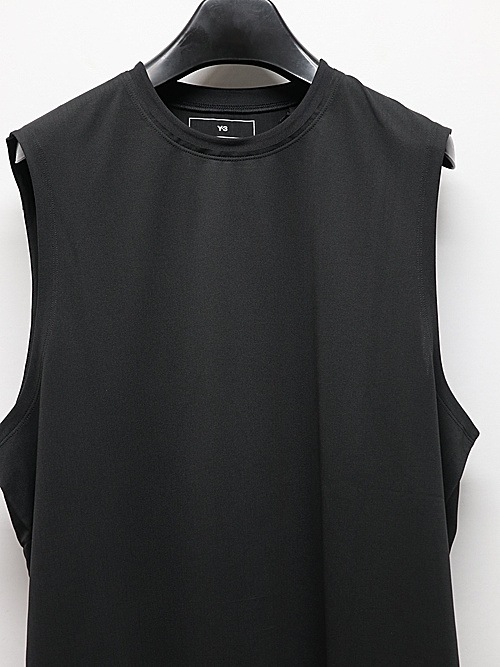 Y-3���磻���꡼/M RUN TANK RC/BLACK
