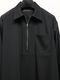 RESOUND CLOTHING���ꥵ����ɥ���������/PULLOVER satin shirt/BLACK