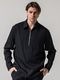 (ͽ���ʡ�3��4������ͽ��/39TH RESOUND CLOTHING���ꥵ����ɥ���������/PULLOVER satin shirt/BLACK