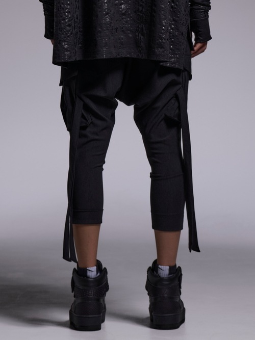 (ͽ���ʡ�4��5������ͽ��/kiryuyrik������奦����奦/High Tension Jersey 3/4 Saruel Pants/Black