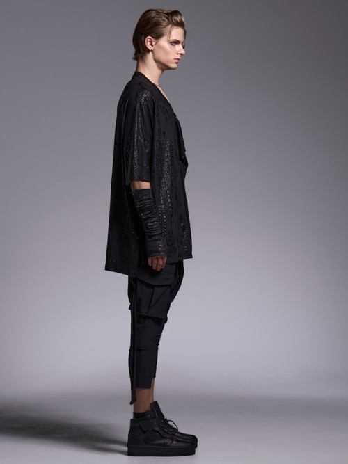 (ͽ���ʡ�4��5������ͽ��/kiryuyrik������奦����奦/High Tension Jersey 3/4 Saruel Pants/Black