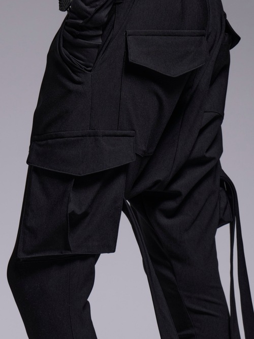 (ͽ���ʡ�4��5������ͽ��/kiryuyrik������奦����奦/High Tension Jersey 3/4 Saruel Pants/Black
