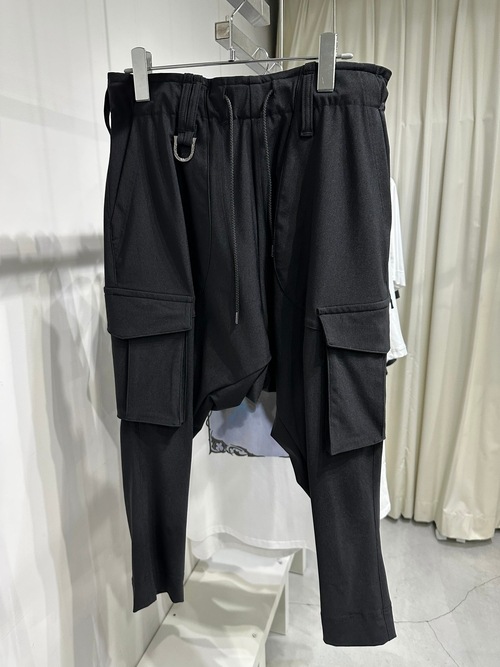(ͽ���ʡ�4��5������ͽ��/kiryuyrik������奦����奦/High Tension Jersey 3/4 Saruel Pants/Black