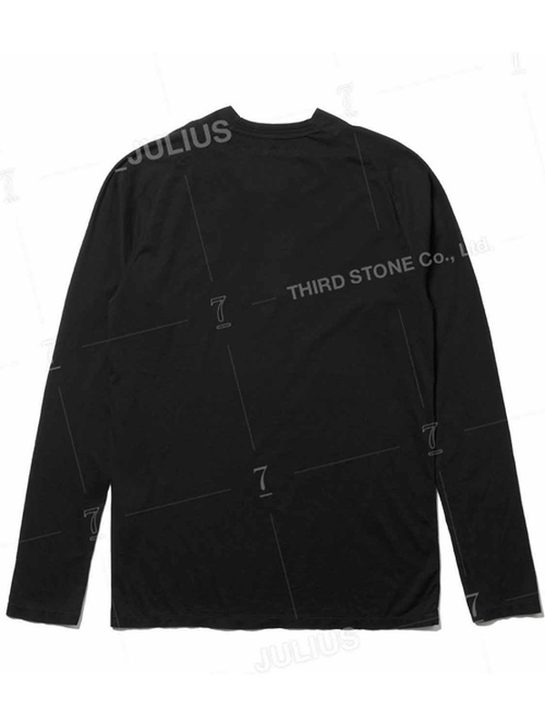 (ͽ����)8��9������ͽ��/JULIUS����ꥦ��/HIGH GAUGE COTTONJERSEY CUT & SEWN16/BLACK