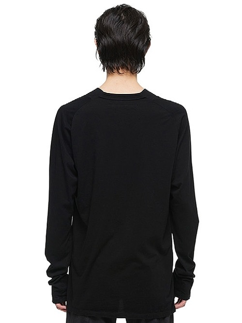 (ͽ����)8��9������ͽ��/JULIUS����ꥦ��/HIGH GAUGE COTTONJERSEY CUT & SEWN16/BLACK