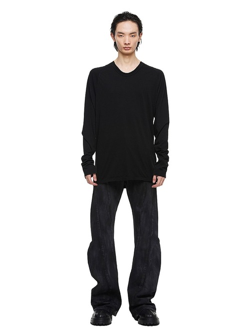 (ͽ����)8��9������ͽ��/JULIUS����ꥦ��/HIGH GAUGE COTTONJERSEY CUT & SEWN16/BLACK