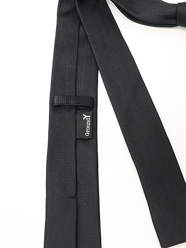 Ground Y�����饦��ɥ磻/SILK SCORPION SQUARE NECKTIE/BLACK