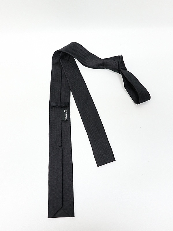 Ground Y�����饦��ɥ磻/SILK SCORPION SQUARE NECKTIE/BLACK