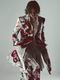 (ͽ���ʡ�9������10������ͽ��/kiryuyrik������奦����奦/Goth Flora Suede Satin Flare Jacket/White