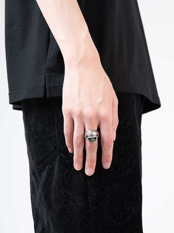 LAD MUSICIAN����å� �ߥ塼�������/SKULL RING/SILVER
