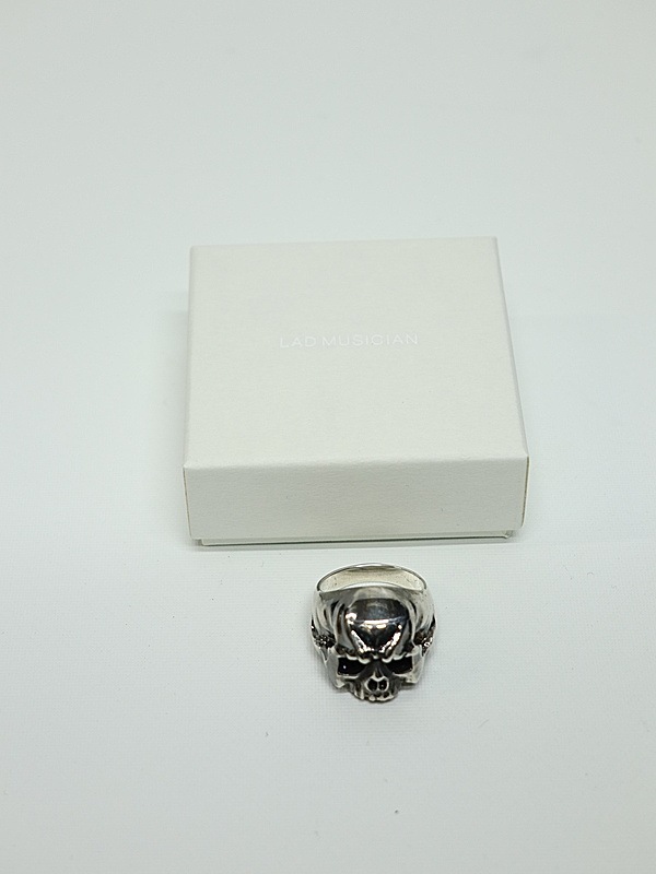 LAD MUSICIAN����å� �ߥ塼�������/SKULL RING/SILVER