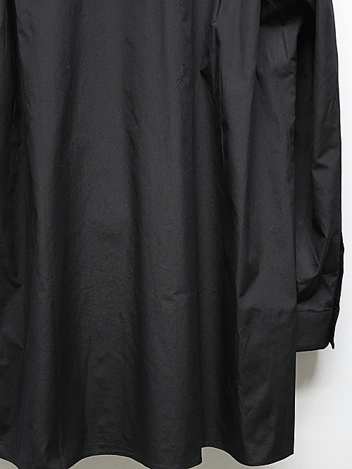 �㴰���Yohji Yamamoto���襦����ޥ��/SUIT BROAD U-CDH OPEN COLLAR SHIRT/BLK