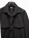 �㴰���Yohji Yamamoto���襦����ޥ��/SUIT BROAD U-CDH OPEN COLLAR SHIRT/BLK