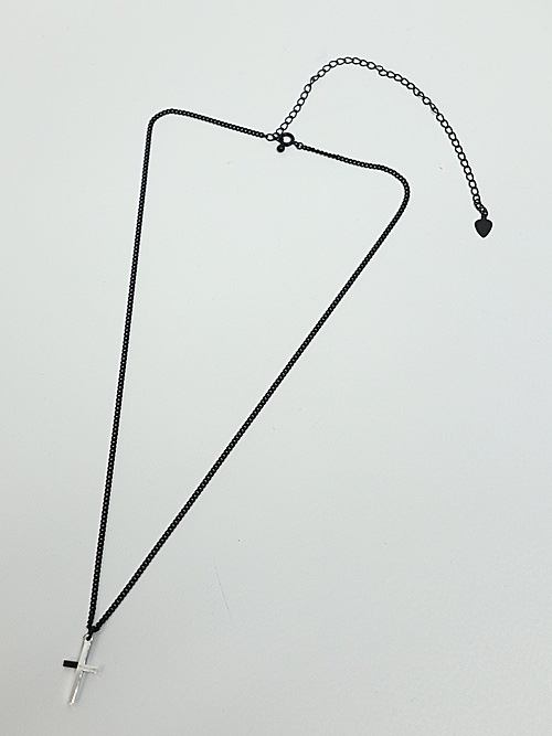 LAD MUSICIANå ߥ塼/CROSS NECKLACE/BLACK