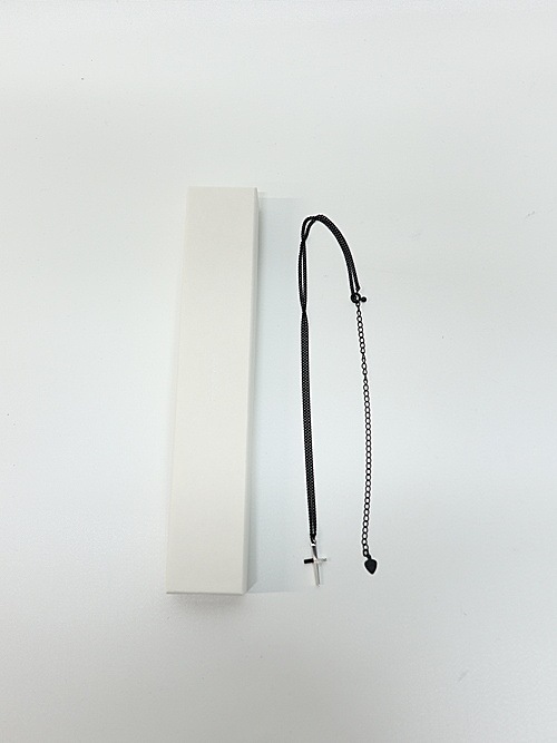 LAD MUSICIANå ߥ塼/CROSS NECKLACE/BLACK