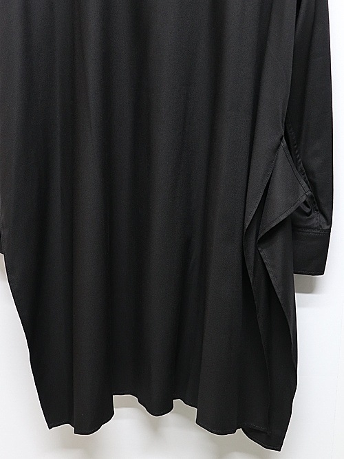 Ground Y�����饦��ɥ磻/TR VIYELLA ASYMMETERY SHIRT/BLACK