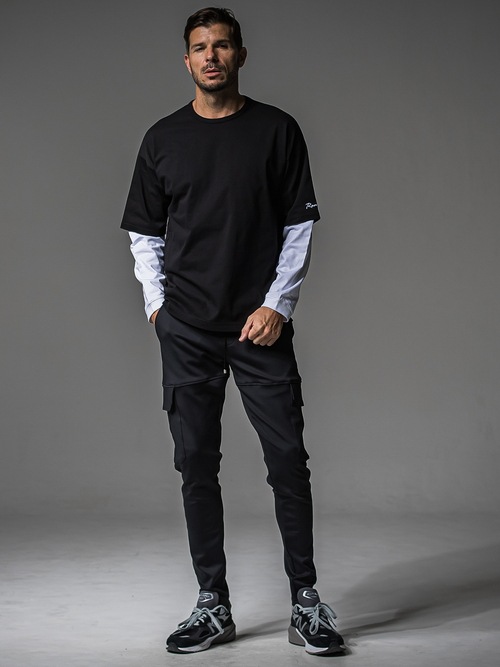 SALE30%OFF/RESOUND CLOTHING���ꥵ����ɥ���������/TIGHT TAPERD Darrell cargo PT/BLACK.