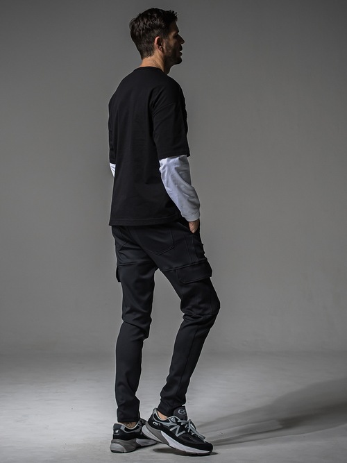 SALE30%OFF/RESOUND CLOTHING���ꥵ����ɥ���������/TIGHT TAPERD Darrell cargo PT/BLACK.