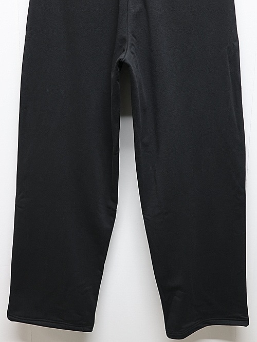 ATTACHMENT�������å�����/CO STRETCH TERRY 1TUCK EASY TROUSERS/BLACK