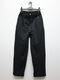 ATTACHMENT�������å�����/CO STRETCH TERRY 1TUCK EASY TROUSERS/BLACK
