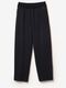(ͽ���ʡ�2��3������ͽ��/ATTACHMENT�������å�����/CO STRETCH TERRY 1TUCK EASY TROUSERS/BLACK
