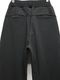 ATTACHMENT�������å�����/CO STRETCH TERRY 1TUCK EASY TROUSERS/BLACK