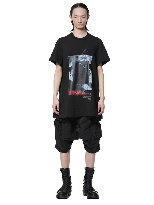 �㴰���JULIUS����ꥦ��/COTTON DRY JERSEY CUT & SEWN3/BLACK
