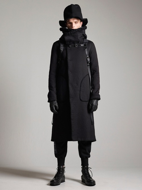 �㴰���nude:masahiko maruyama ���̡���:�ޥ��ҥ��ޥ���/FAKE MOUTON HOODIE COAT/Black