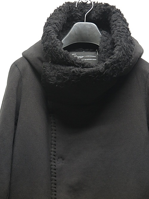 �㴰���nude:masahiko maruyama ���̡���:�ޥ��ҥ��ޥ���/FAKE MOUTON HOODIE COAT/Black