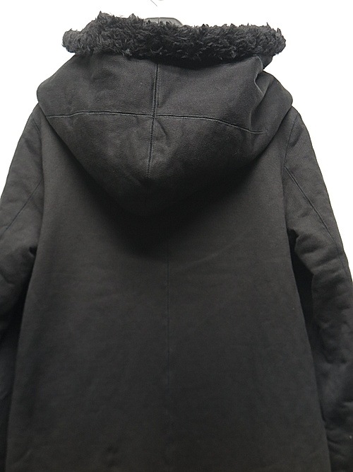 �㴰���nude:masahiko maruyama ���̡���:�ޥ��ҥ��ޥ���/FAKE MOUTON HOODIE COAT/Black