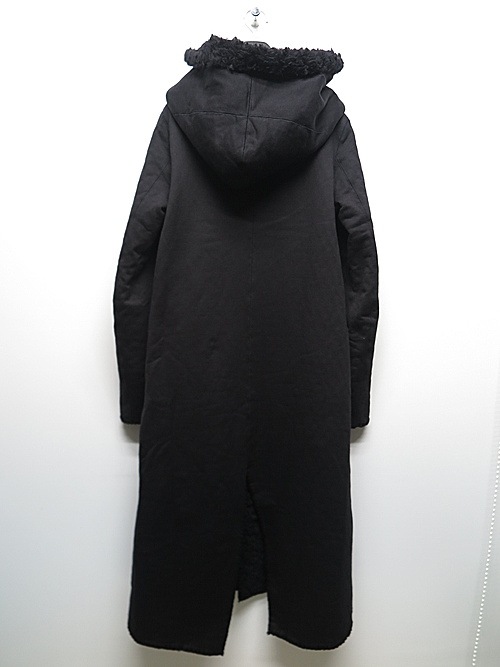 �㴰���nude:masahiko maruyama ���̡���:�ޥ��ҥ��ޥ���/FAKE MOUTON HOODIE COAT/Black