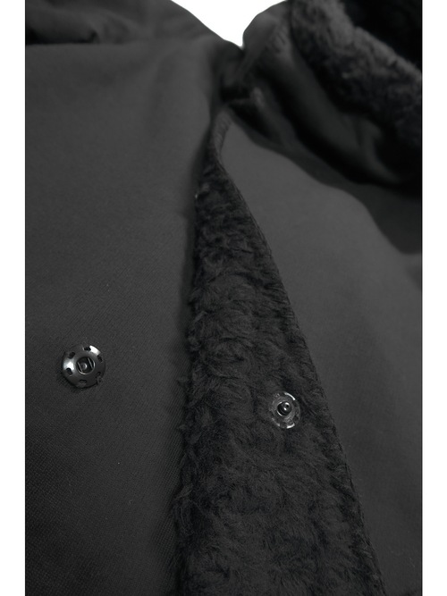 �㴰���nude:masahiko maruyama ���̡���:�ޥ��ҥ��ޥ���/FAKE MOUTON HOODIE COAT/Black