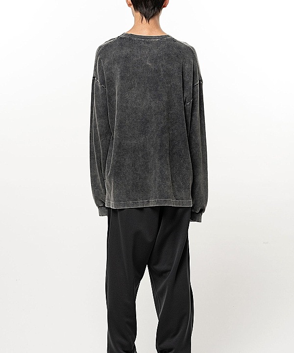 Maison MIHARA YASUHIRO���᥾�� �ߥϥ�䥹�ҥ�/BLEACHED LONG SLEEVES T/BLACK