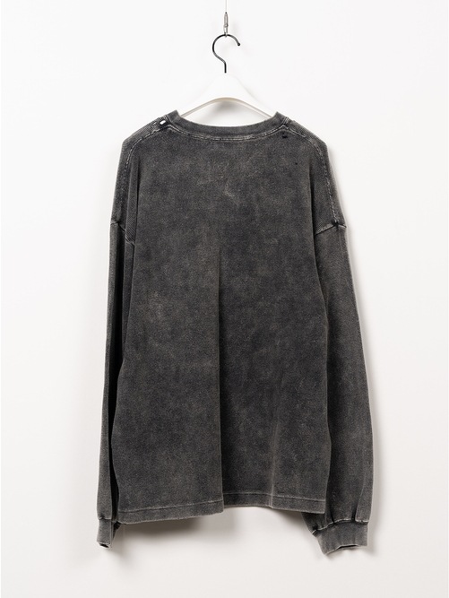 Maison MIHARA YASUHIRO���᥾�� �ߥϥ�䥹�ҥ�/BLEACHED LONG SLEEVES T/BLACK