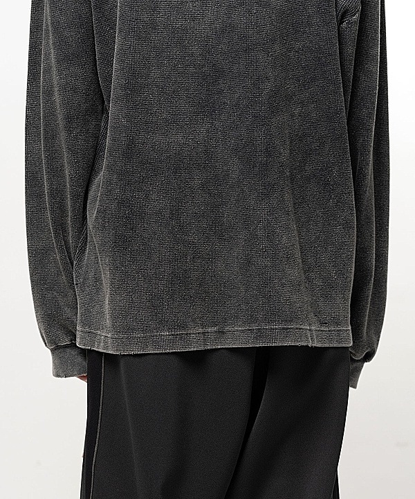Maison MIHARA YASUHIRO���᥾�� �ߥϥ�䥹�ҥ�/BLEACHED LONG SLEEVES T/BLACK