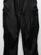 Ground Y�����饦��ɥ磻/CU/FIBRIL TWILL W/ GARMENT DYED HEM RIB PANTS/BLACK