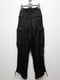 Ground Y�����饦��ɥ磻/CU/FIBRIL TWILL W/ GARMENT DYED HEM RIB PANTS/BLACK